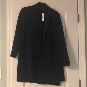 J. Crew Navy Wrap Sweater Blazer